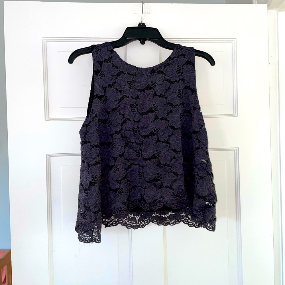 Lace tank top